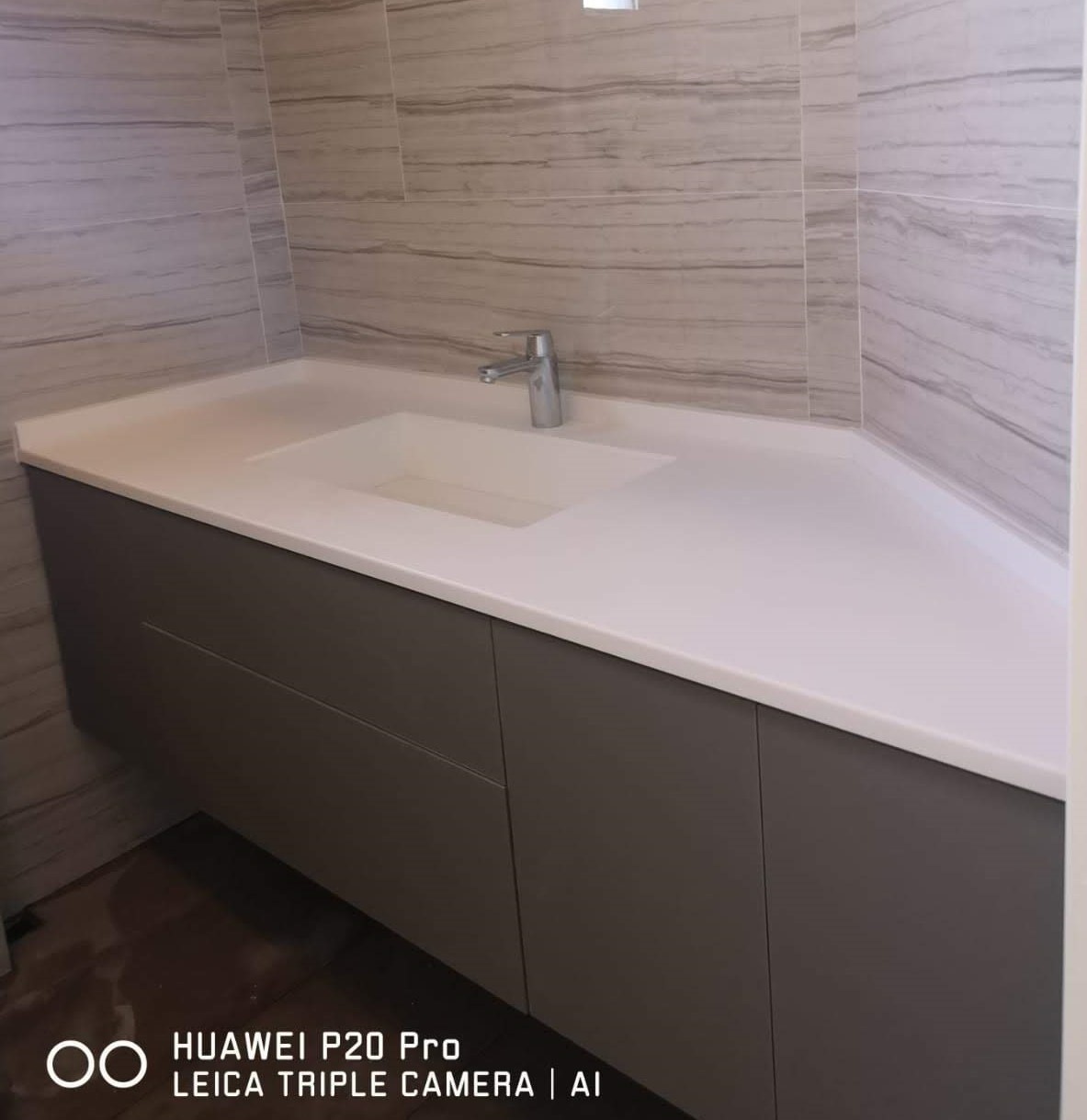 Ahşap Banyo Dolabı